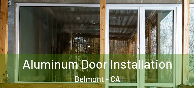  Aluminum Door Installation Belmont - CA