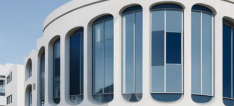 Geometric Window Curtains in Belmont, CA