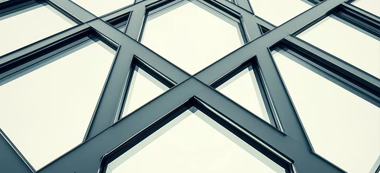 Geometric Window Shades in Belmont, CA