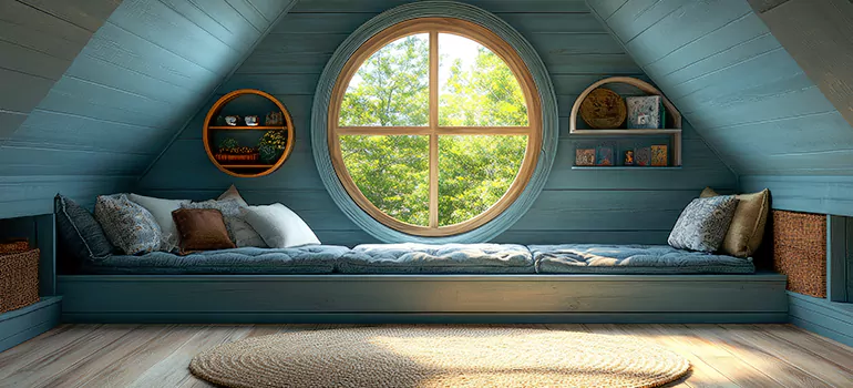 Custom Round Windows in Belmont, CA