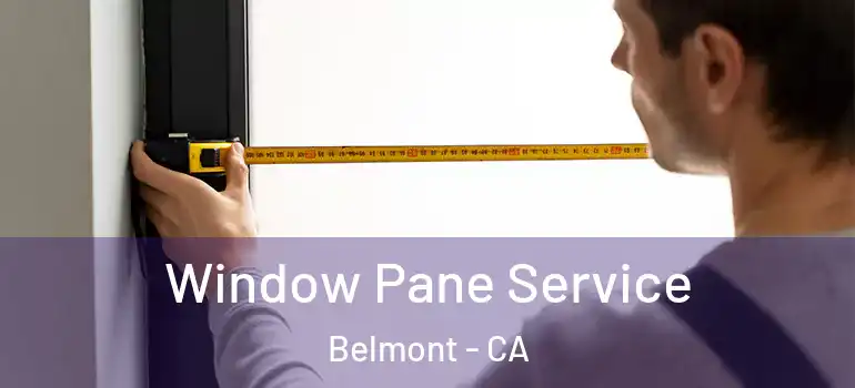  Window Pane Service Belmont - CA